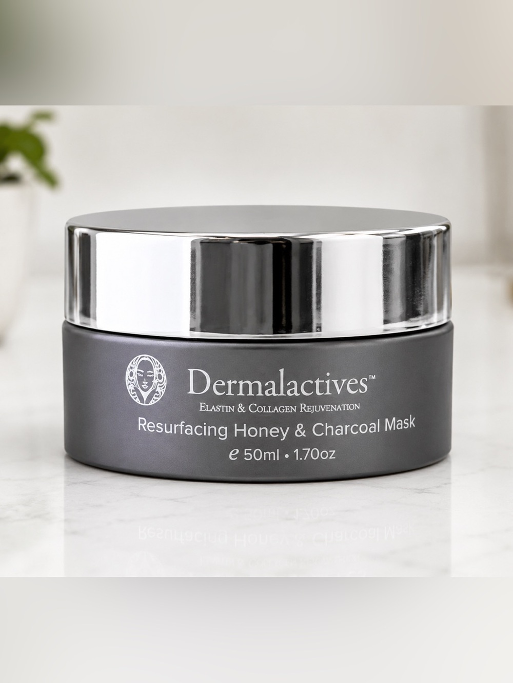 Dermalactives Resurfacing Honey & Charcoal Mask — Gray